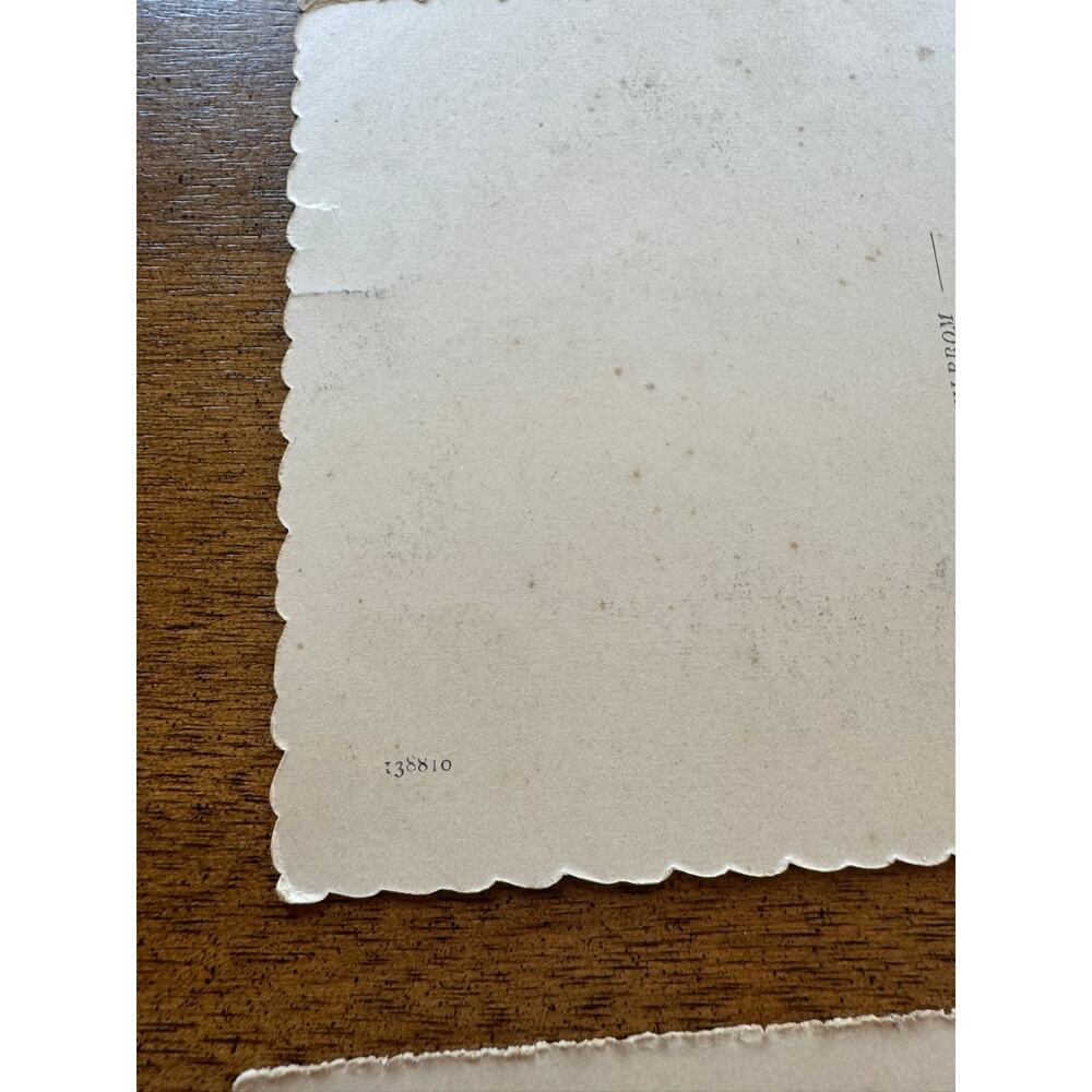 Vintage Rome Italy Postcard Lot of 6 Black White Deckle Edge Unposted - Picture 13 of 16